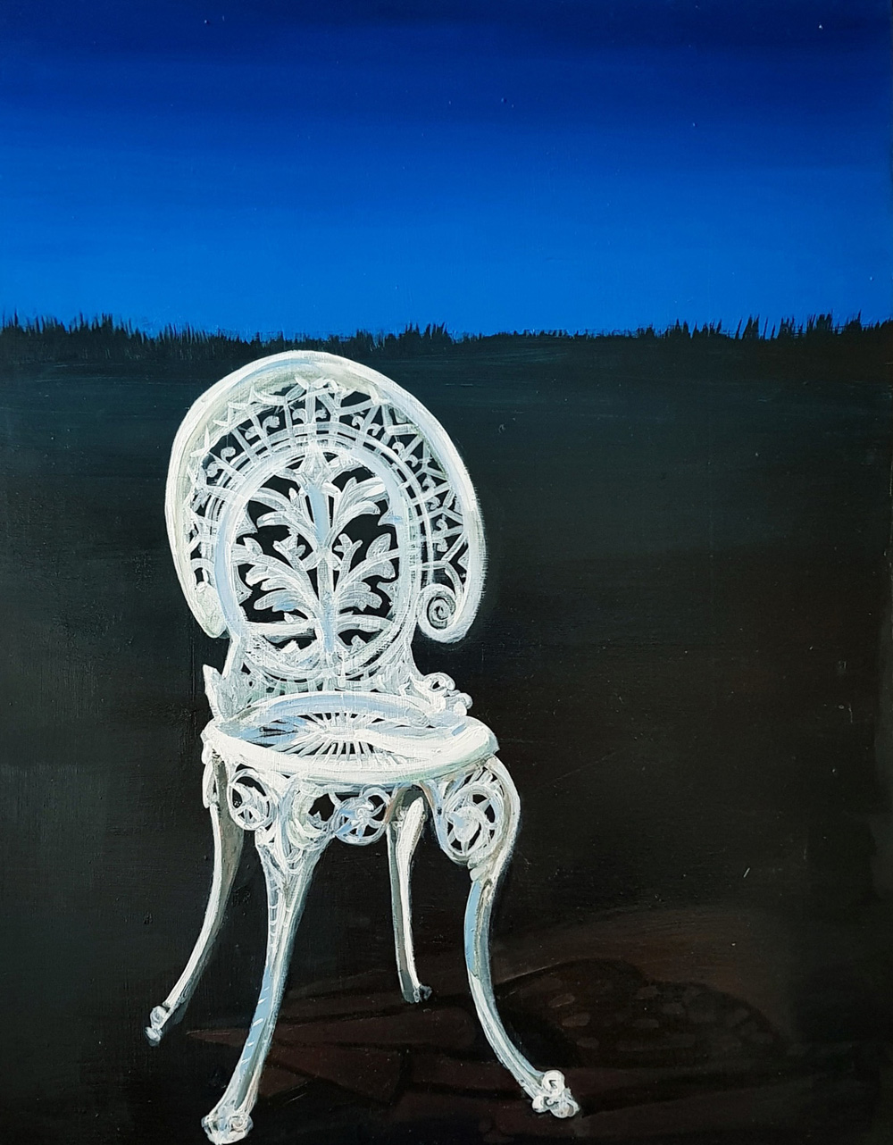 white chair